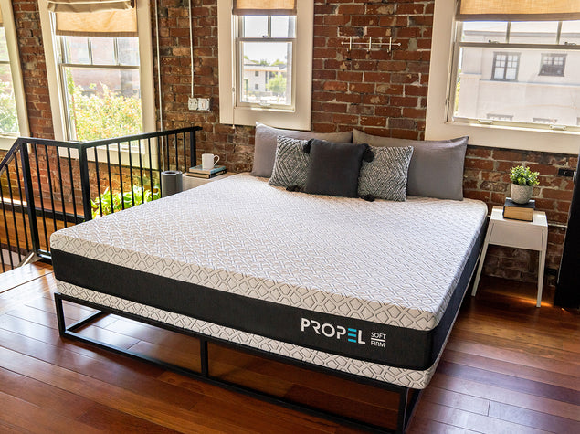 Propel Dual-Sided Hybrid Mattress on Bed Frame #2